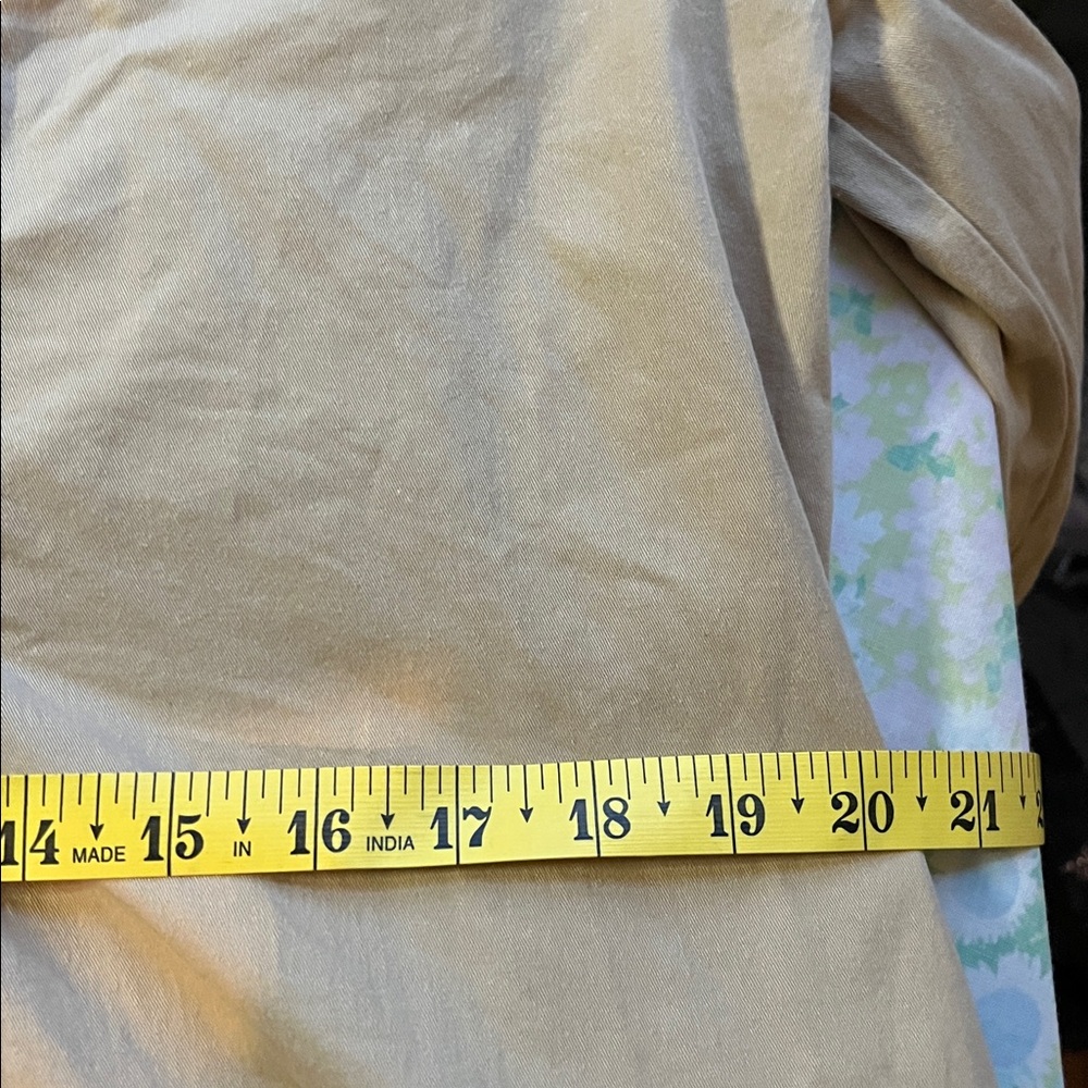 Tuckernuck X Pomander Place | Khaki Claiborne Shift Dress Snap Buttons Medium‎ - Picture 11 of 15